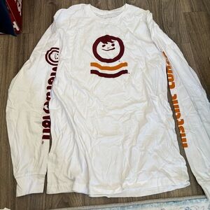 White Long Sleeve Maruchan Tee